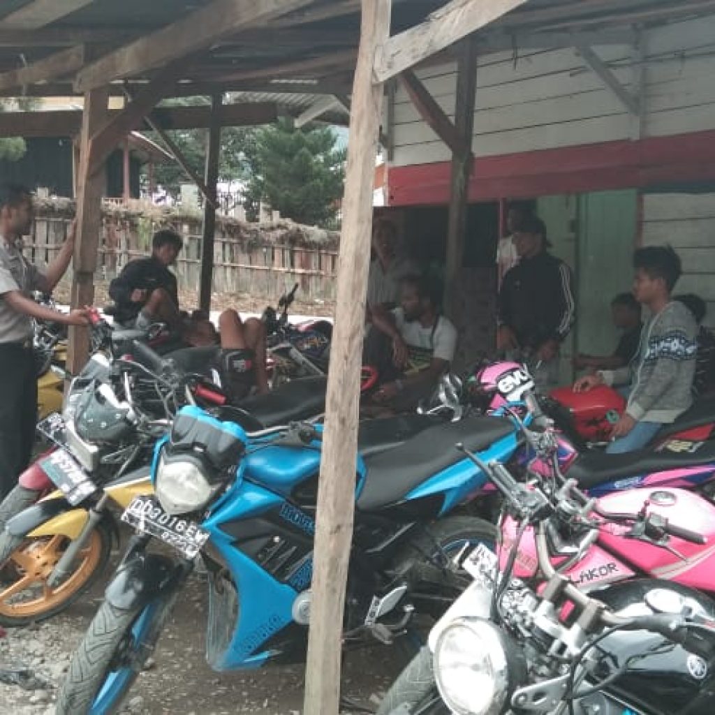 Polres Tolikara patroli rutin